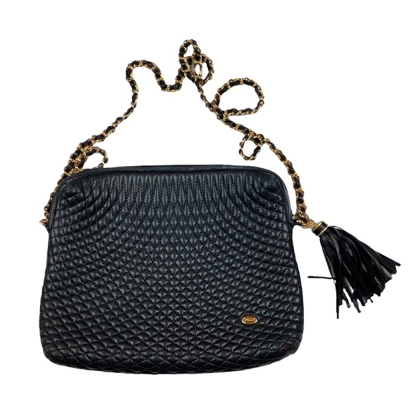 Bally Bags Bally Vintage Italian Quilted Leather Shoulder Crossbody